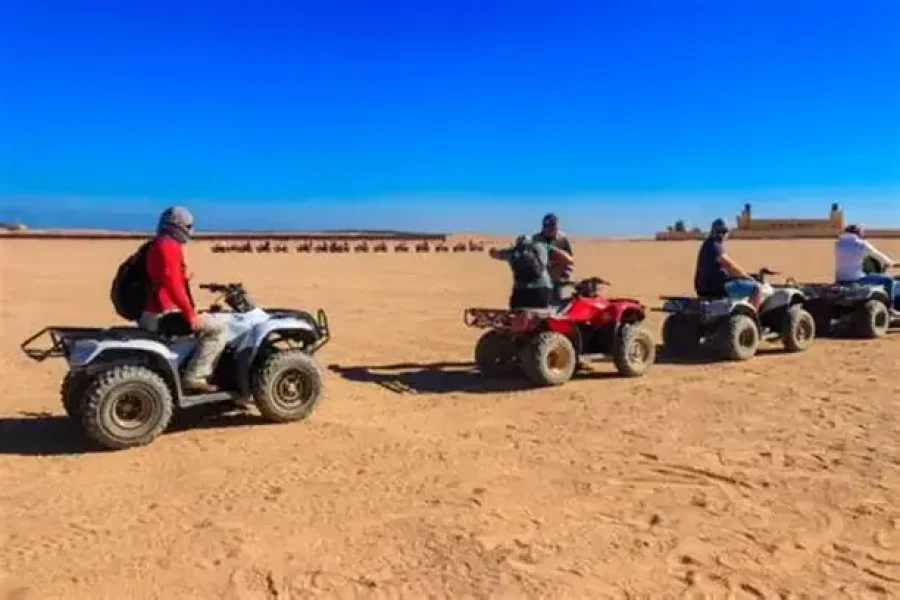 Super Safari-Program 5 hours (Quad Bike, spider Buggy, camel rid, Jeep, oriental show, BBQ dinner)